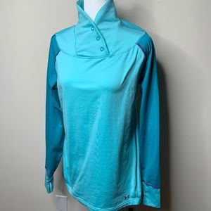 Blue Under Armour pullover coldgear